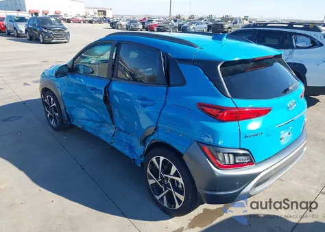 2022 Hyundai Kona Limited z USA, uszkodzony, nr VIN KM8K5CA37NU915511